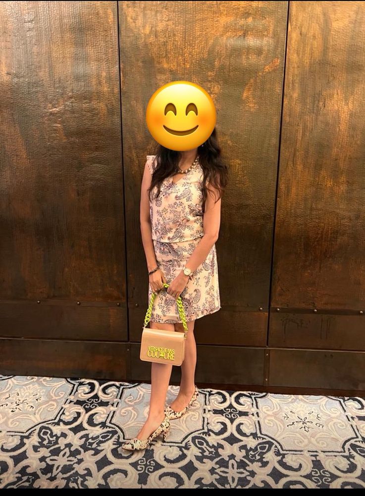Paisley Print Luxury Dress