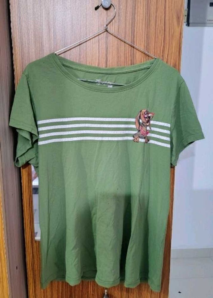 Green Graphic T-Shirt