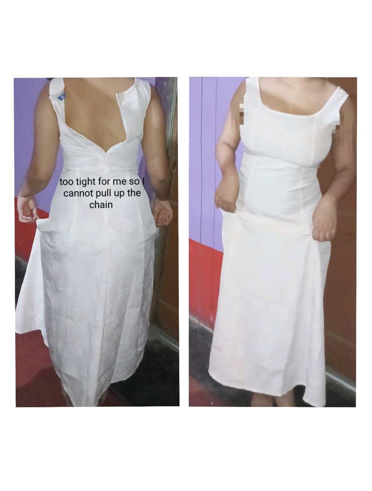 beautiful white dress