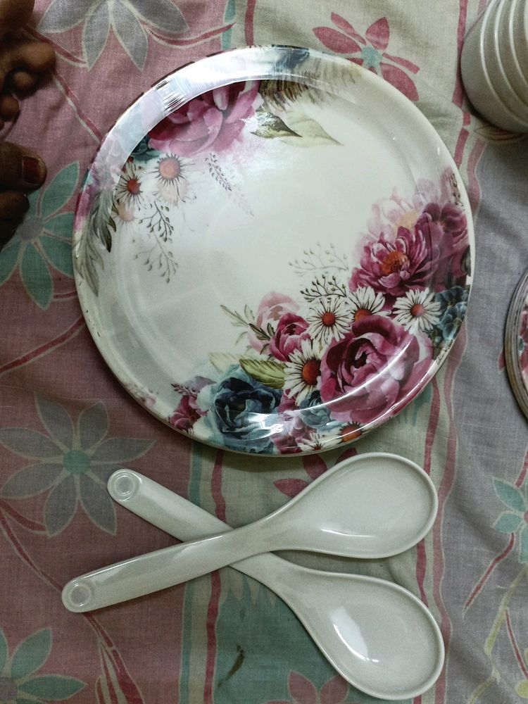 One Touch Melamine Dinner Set