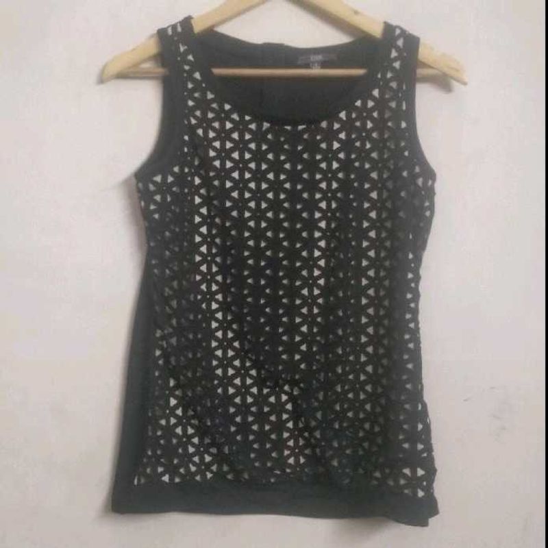 Branded Stretchable Cutwork Top(Women&#39;s)