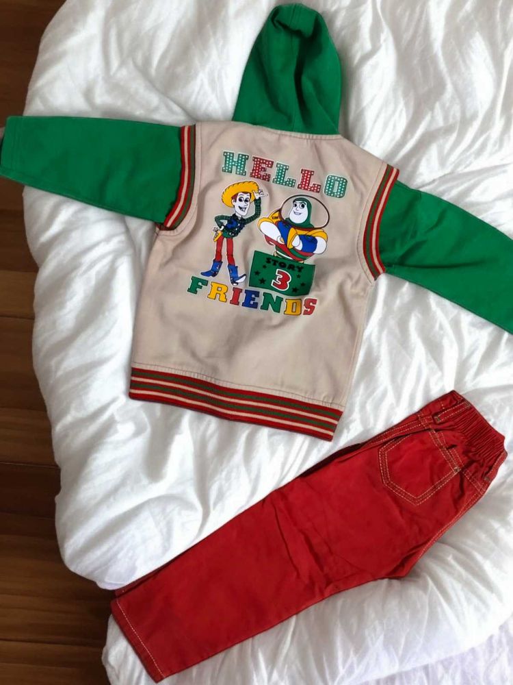 Disney Toy Story Varsity Bomber Jacket+Tshirt Pant