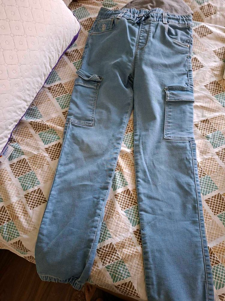 Boys&#39; Denim Cargo Pants