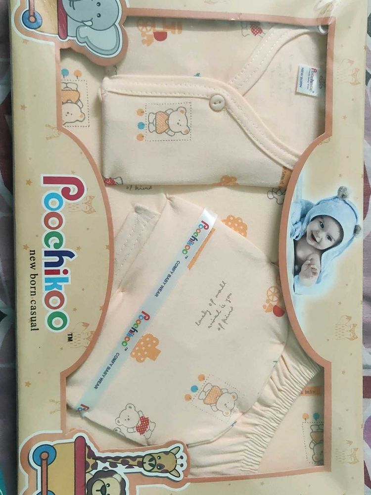 Peach Color Newborn Set