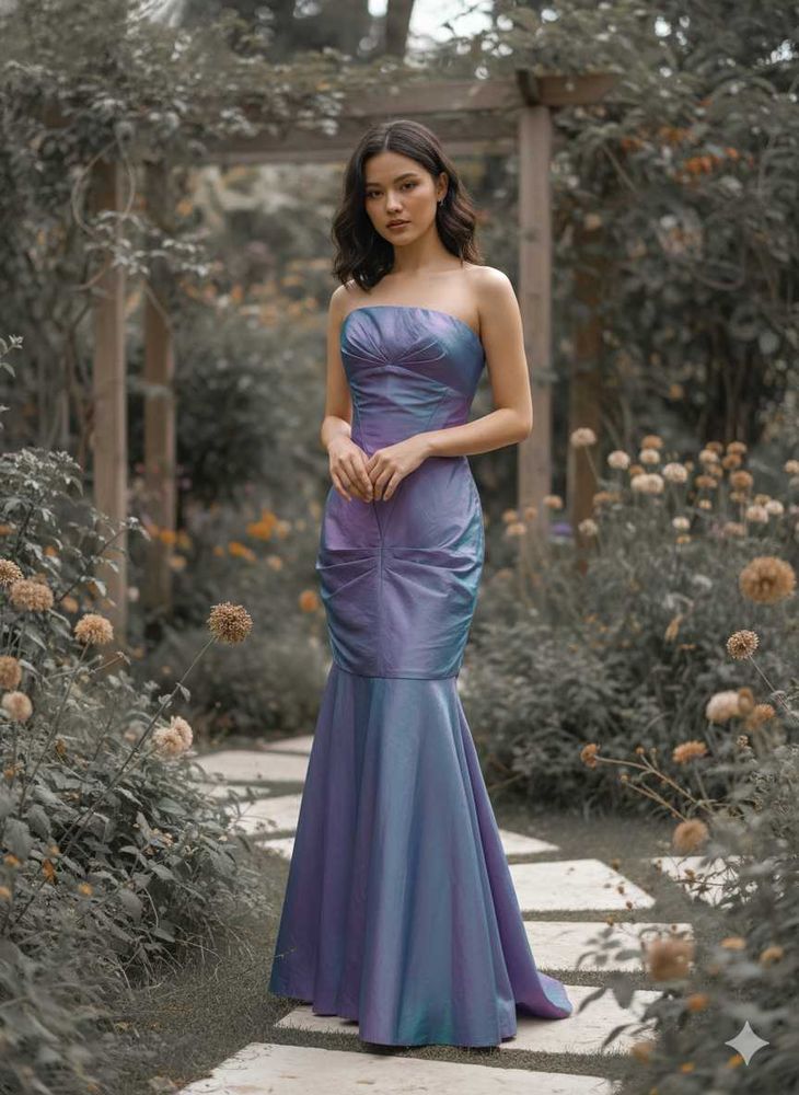 dual tone gown