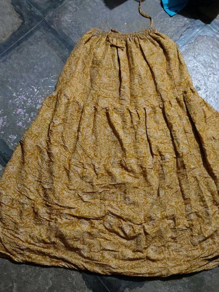 Boho Print Ethnic Skirt