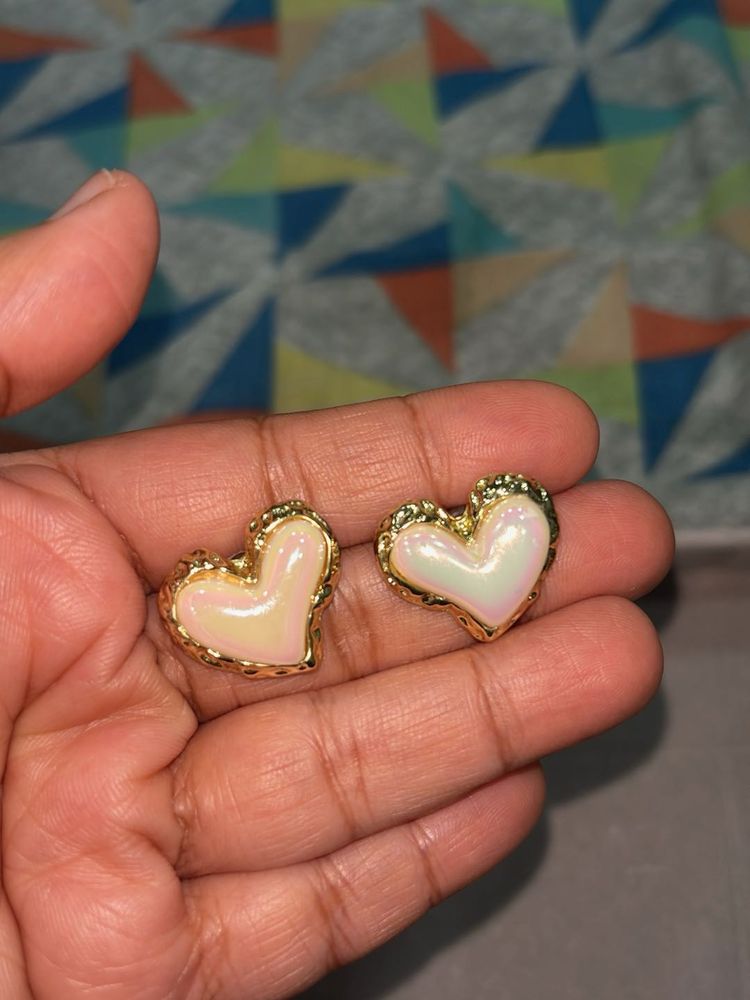 Heart Stud Earrings
