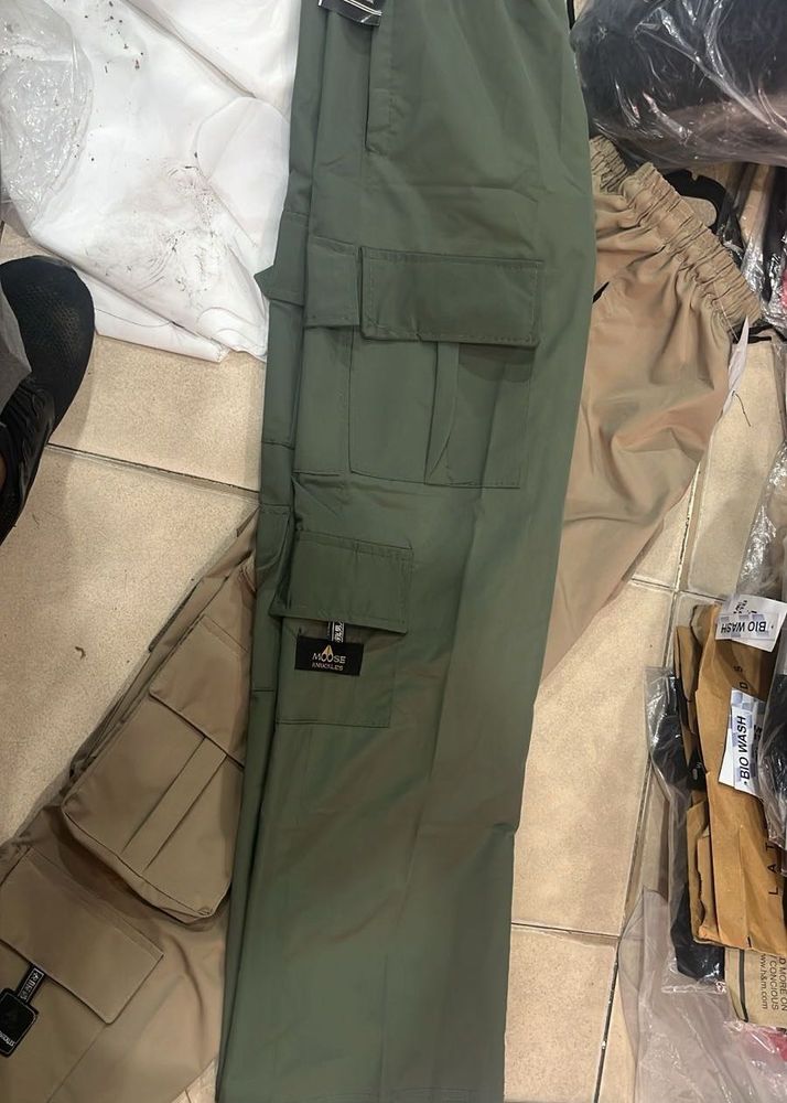 Olive Green Cargo Pants