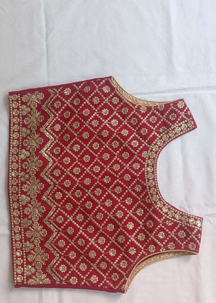 Wine Maroon Embroidered Lehenga Choli