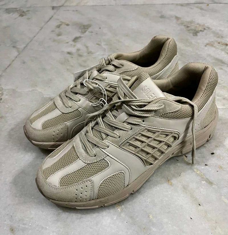 SOLEPLAY LIGHT BROWN (TAUPE) SNEAKERS 41