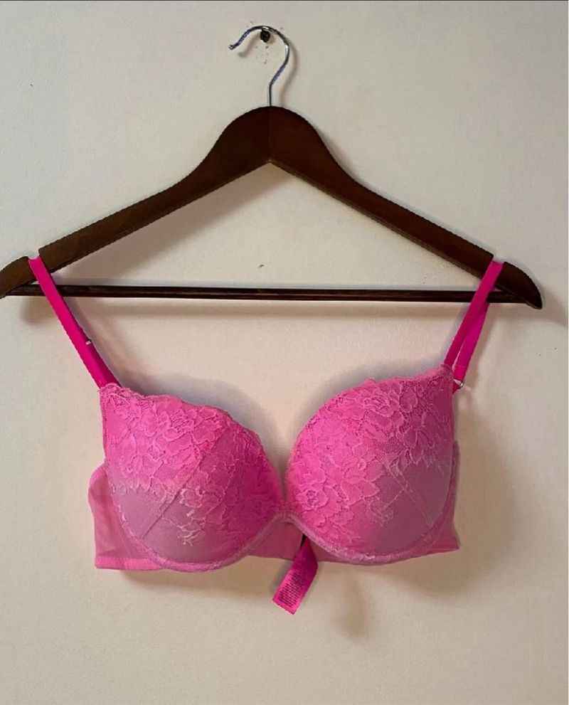 Pink Lace Bra