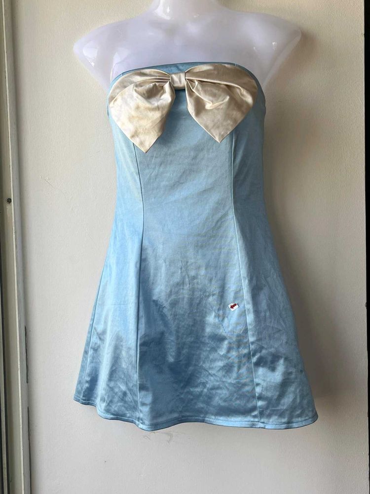 Cute Blue Mini Dress