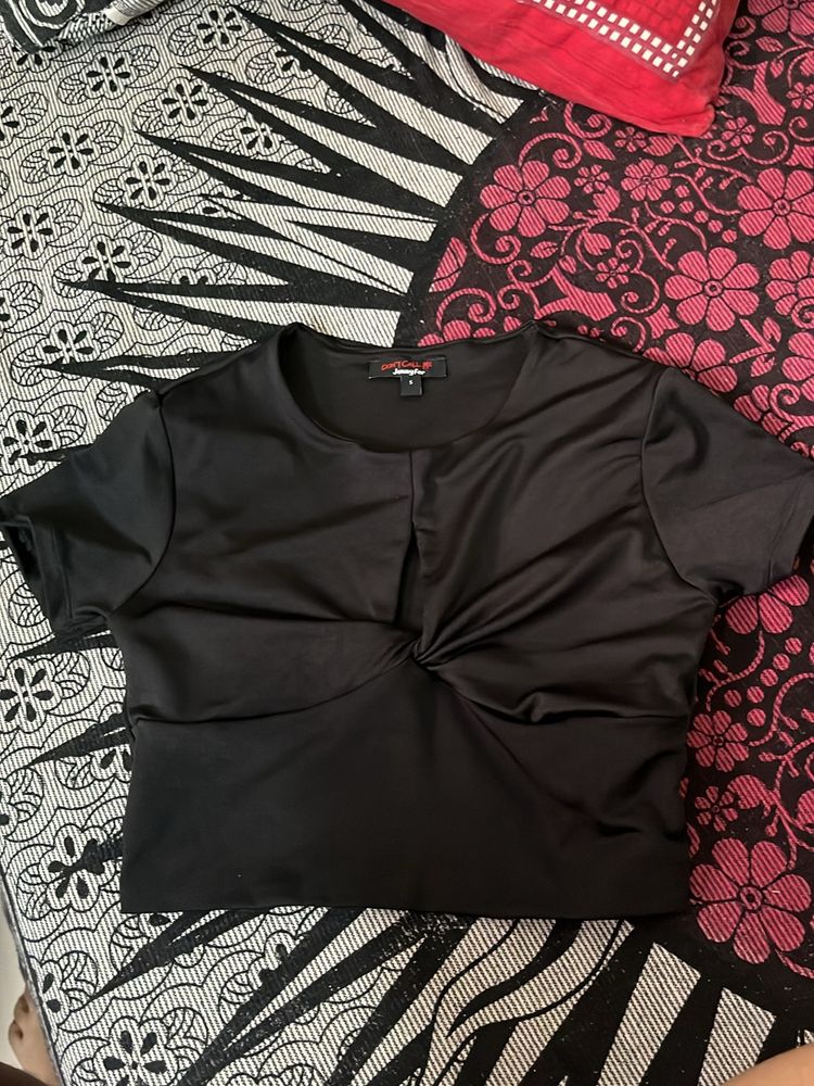 Black Crop Top