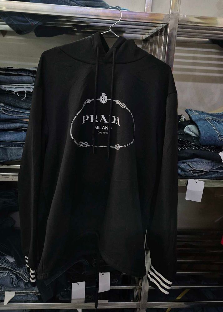 Prada Black Hoodie 100% Original