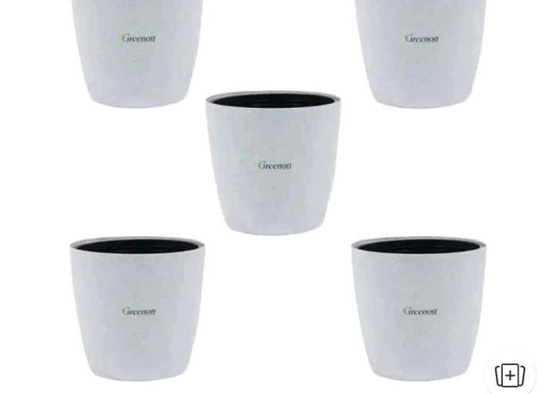 White Plant Pots (Set of 4)