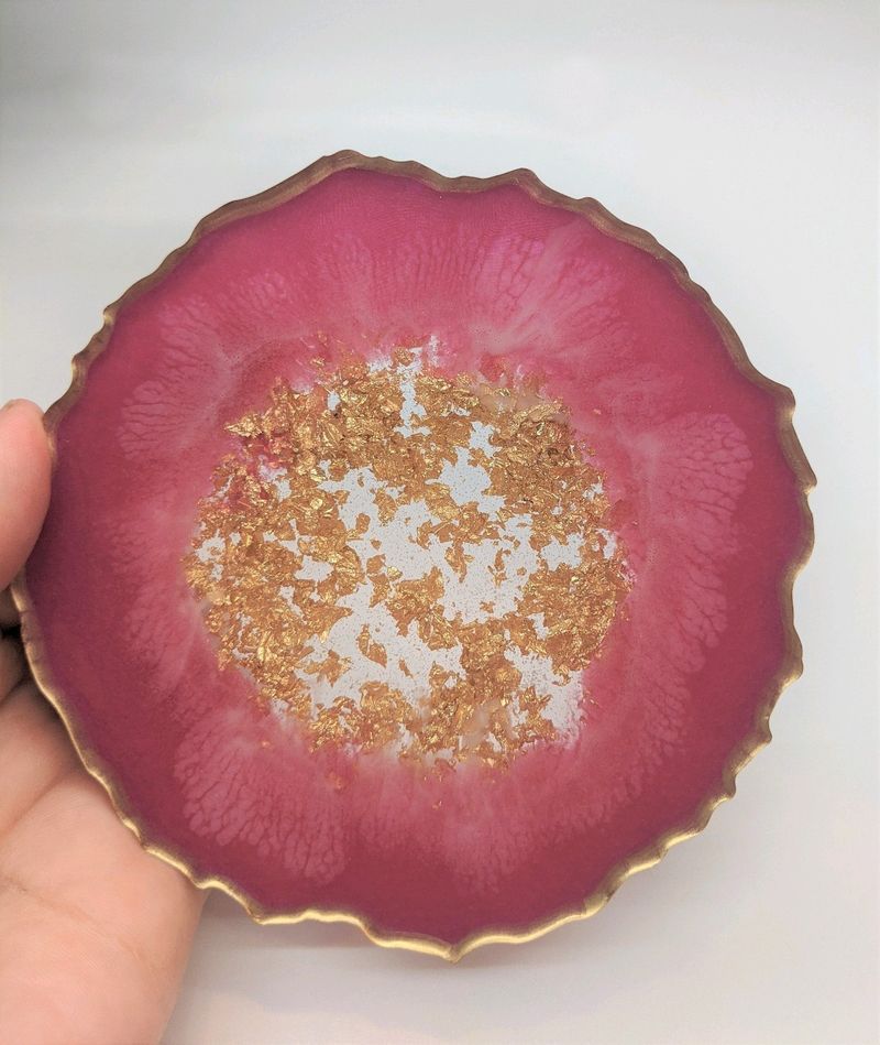 Handmade Resin Tea Coaster 🍵 😋