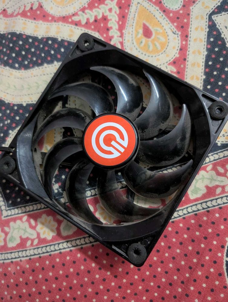 Circle Blue Led Fan Gets Stuck Sometimes