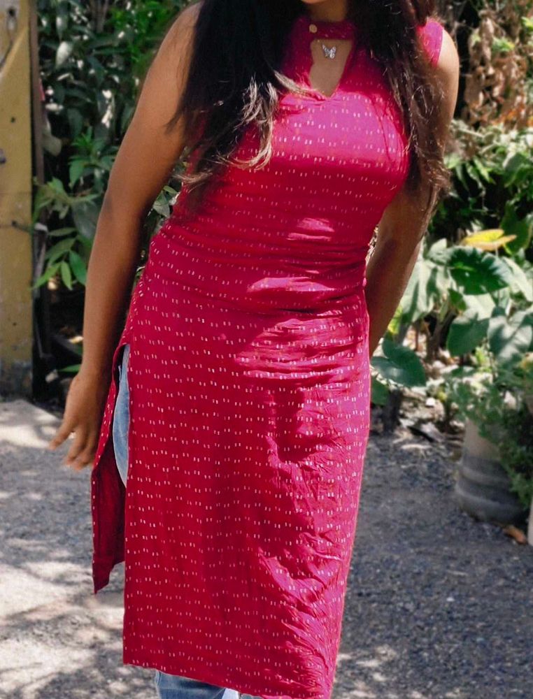 Stylish Pink Kurta