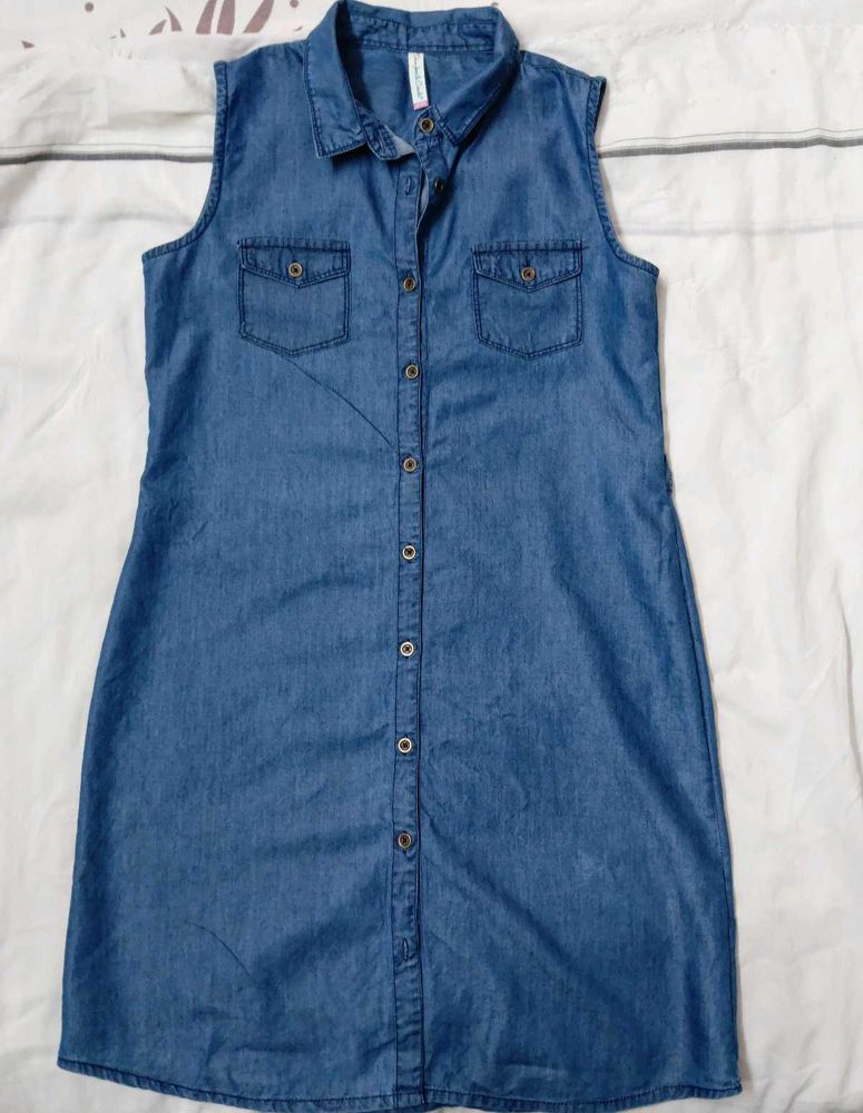 Denim Shirt Dress