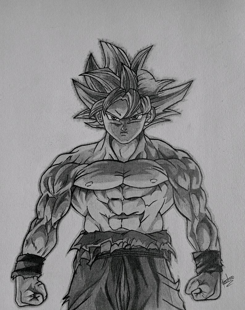 Goku Mui Drawing