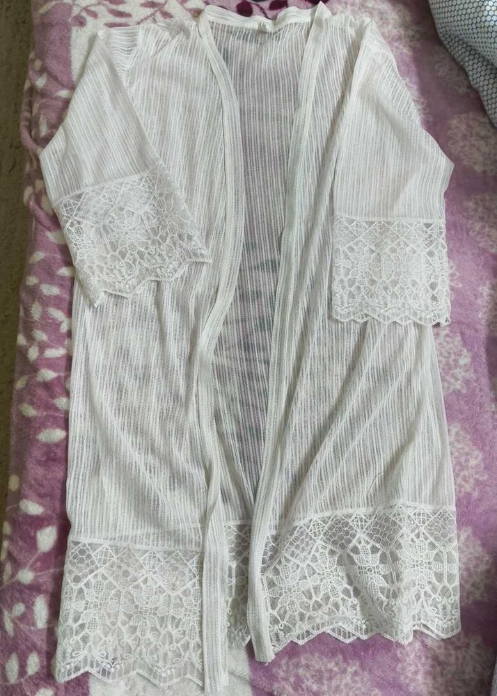 White Net Shrug