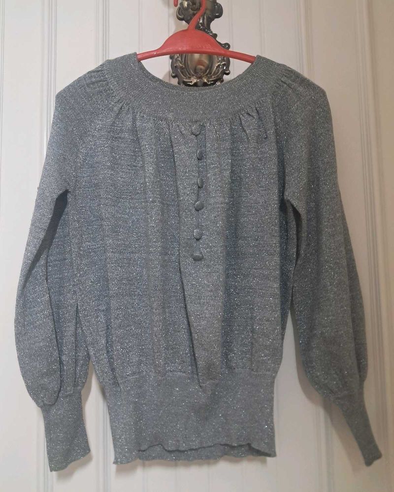 Vintage Sparkle Knit Top