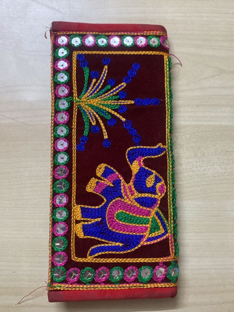 Embroidery Clutch