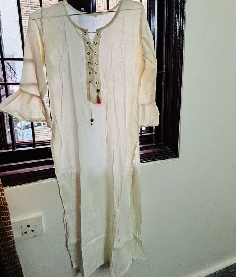 Elegant White Kurta