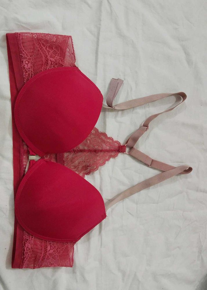 Red Lace Bra