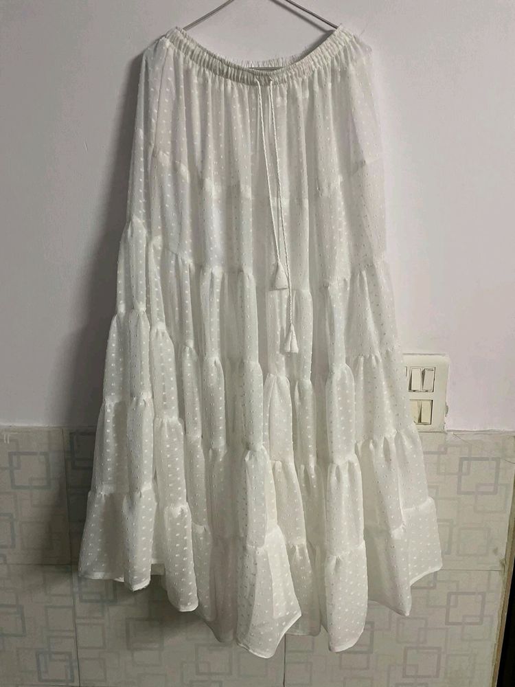 pinterest white maxi skirt