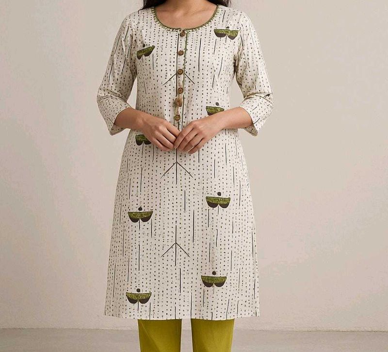 Printed Cotton Kurti