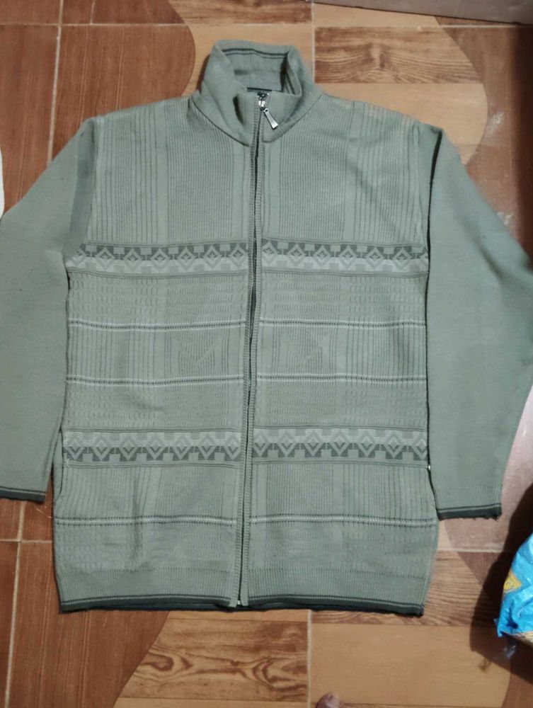 Vintage Jairth Bros Full Zip Woolen Sweater Jacket
