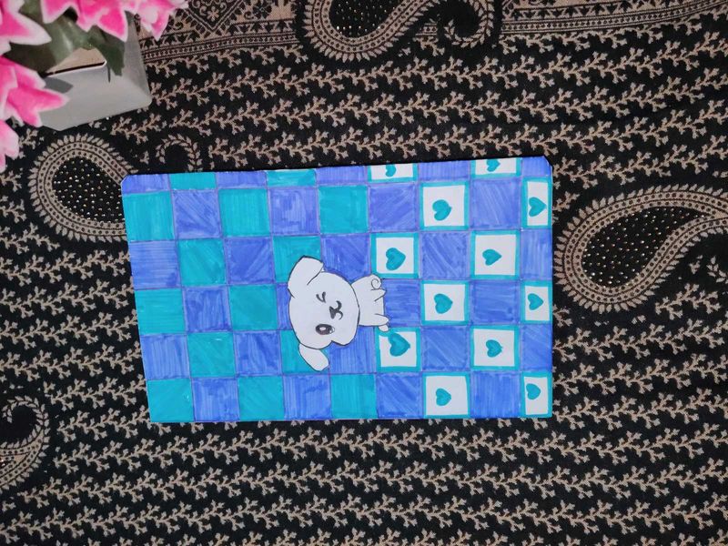 Cute Puppy Design handmade diary