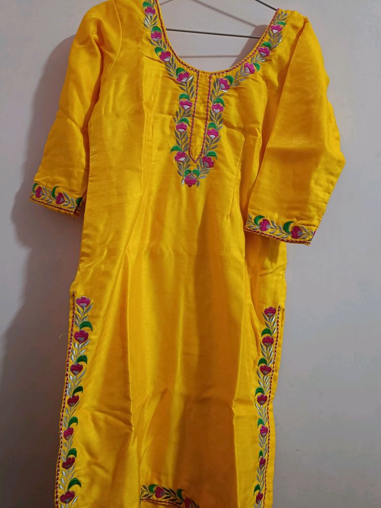 Handwrok Embroidery Kurta&amp;Salwar Suit