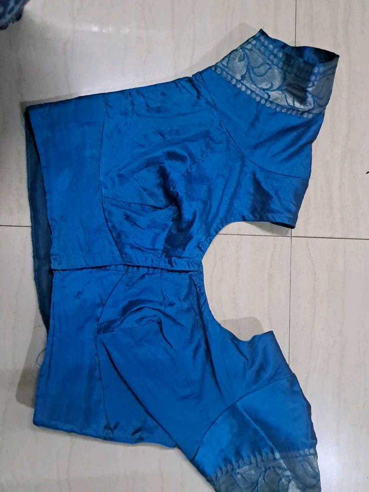 Peacok Blue Blouse