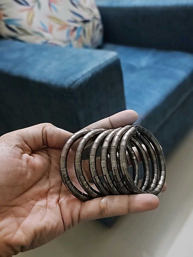 Spiral Oxidized Bracelet