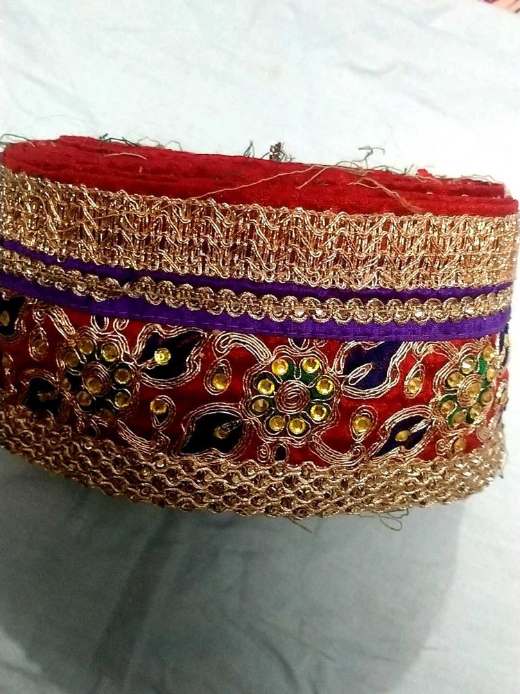 Embroidered Decorative Saare Lace