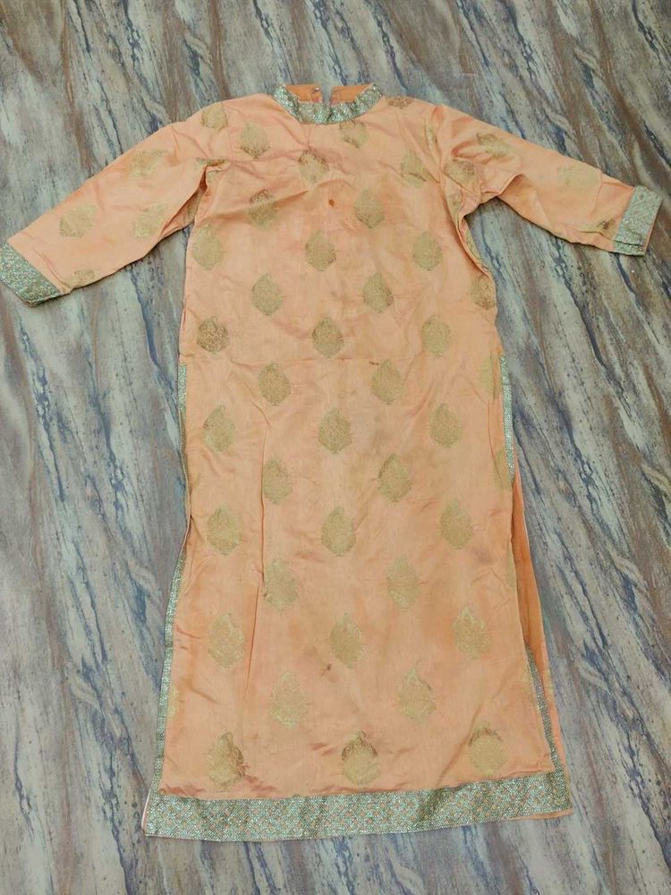 Peach Kurta