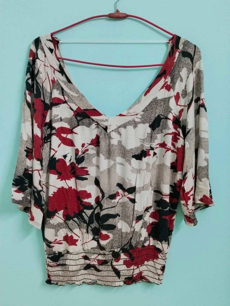 Floral Print Top