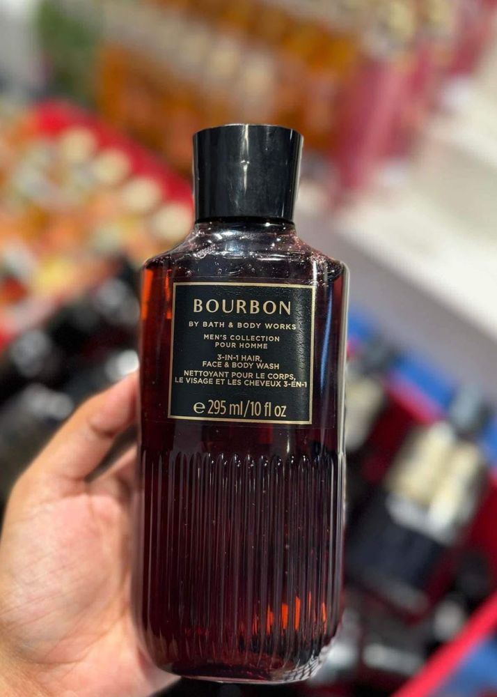 Bath- Body Works Men Bourbon 3-in-1