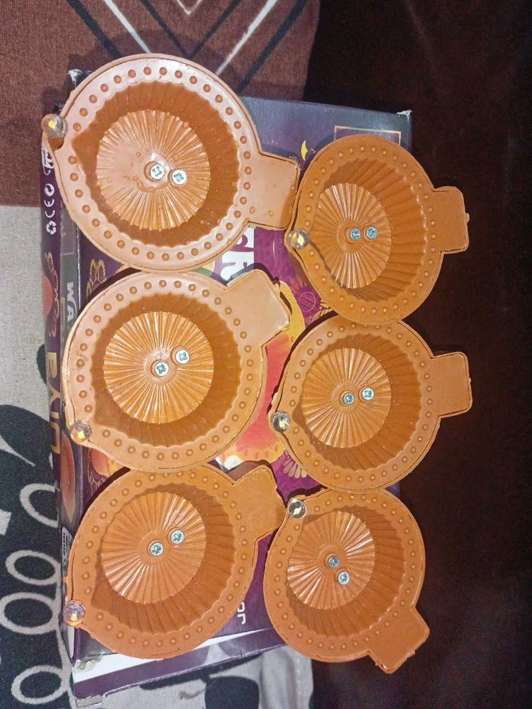 LED Water Sensor Diya Set For Diwali 🪔 Pack Of 12