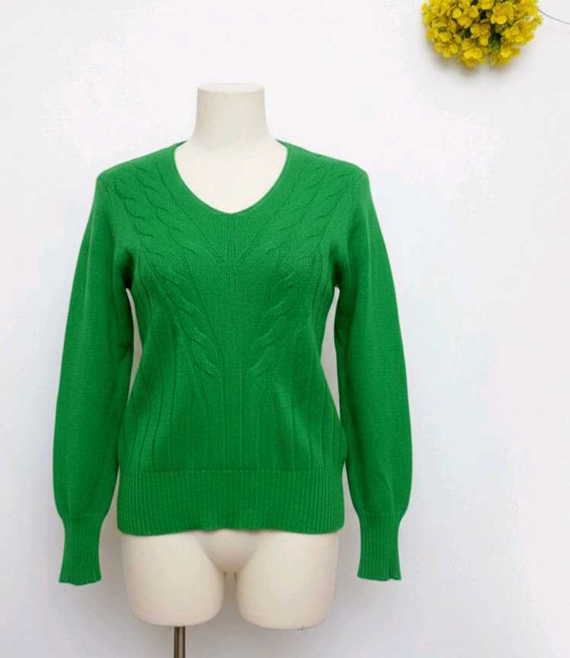 Y2k Green Knit Pullover 💚