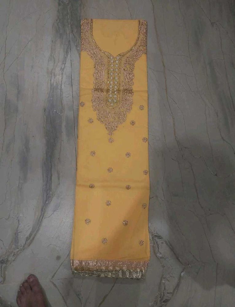 Yellow Dress Material