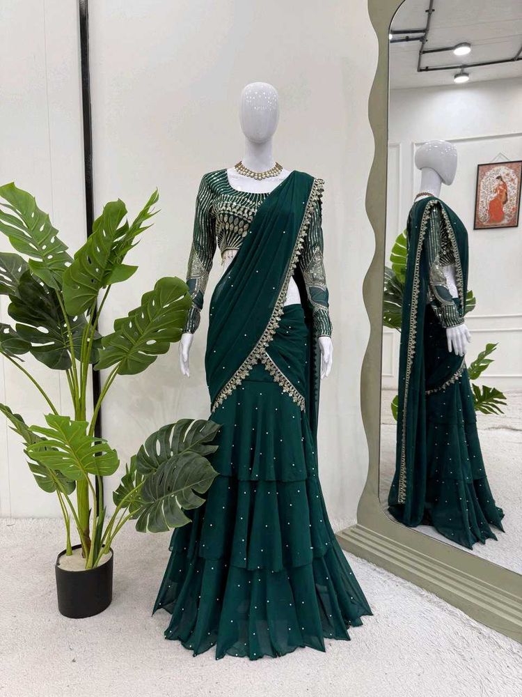 🆕🆕Ready to wear lehenga saree