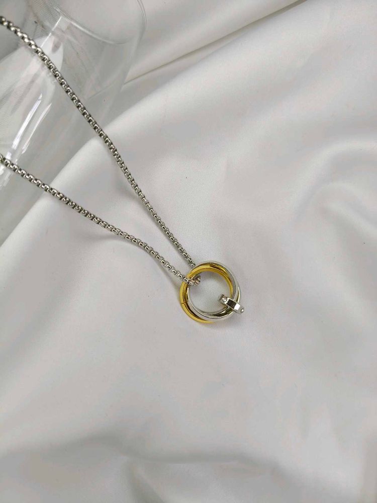 Silver &amp; Gold Tone Necklace