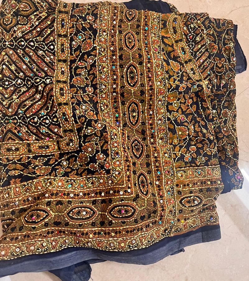 Heavy Embroidered Dupatta. Festive Wear