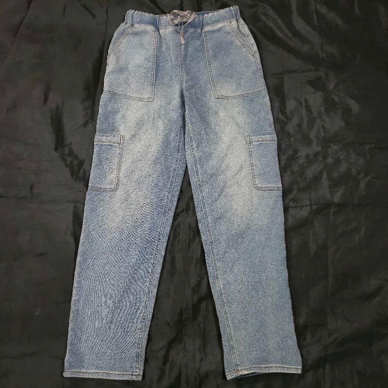 jogger cargo for men denim