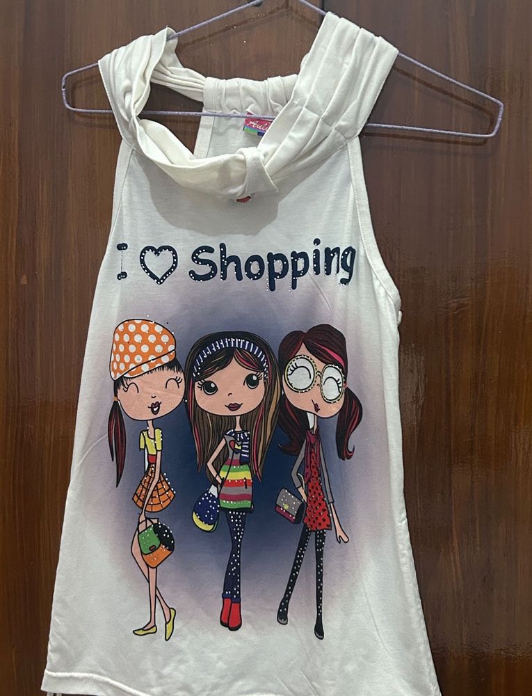 Cute Girls Graphic Top