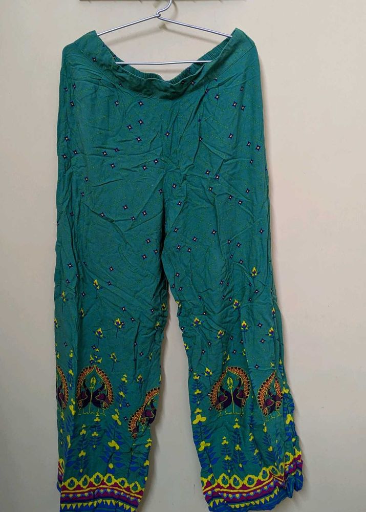 Indian Print Beachy Pallazos