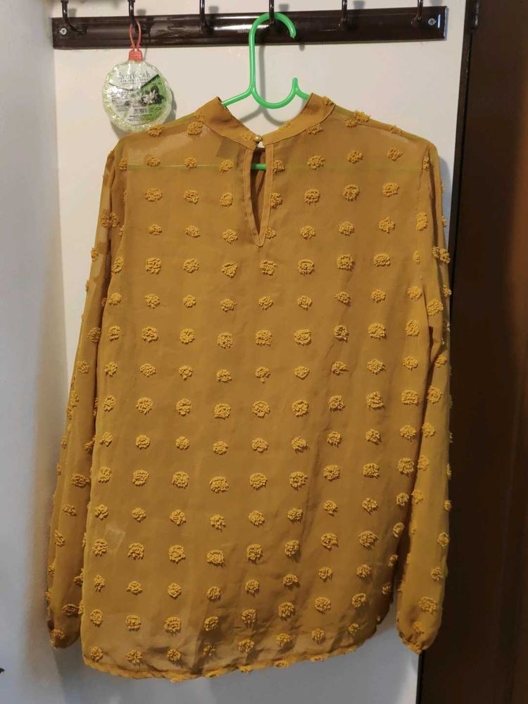 Mustard Pom Top